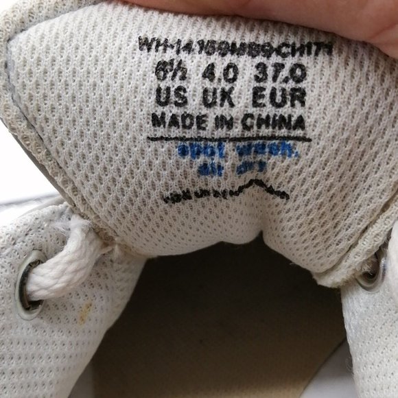 Keds Womens Sneakers Beige Leather Lace Up Walking Shoe Round‎ Toe Flat Heel 6.5 - Picture 10 of 11